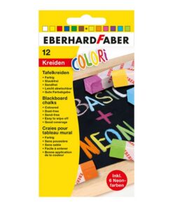 Eberhard Faber EF-526012 Bordkrijt Vierkant 12 Stuks