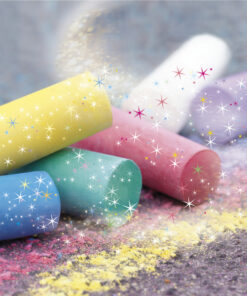 Alternative view of Eberhard Faber EF-526520 Stoepkrijt Glitter 20 Stuks In Emmer