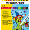 Eberhard Faber EF-551010 Viltstift Magic Marker 9 Kleuren En 1 Tovermarker