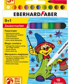 Eberhard Faber EF-551010 Viltstift Magic Marker 9 Kleuren En 1 Tovermarker