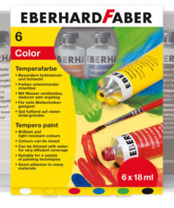 Eberhard Faber EF-575505 Plakkaatverf 6 Kleuren Tube 18 Ml