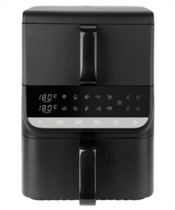 Emerio AF-133542 Heteluchtfriteuse 3.5L + 6.5L 2500W Zwart