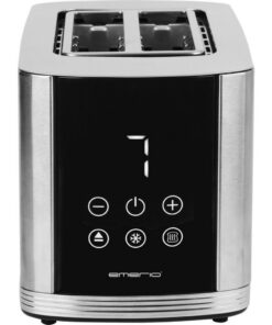 Alternative view of Emerio TO-128308 Broodrooster Zwart/RVS