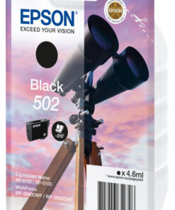 Alternative view of Epson T02v1 Origineel Zwart 502 4.6ml