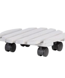 Alternative view of Esschert Design Houten Planttrolley 28.4 cm Grijs