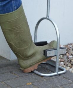 Alternative view of Esschert Design Schoenschraper met Borstel 78.5 cm Zilver