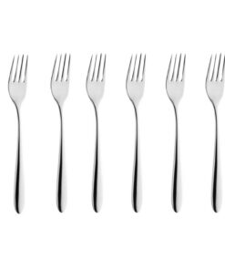 Excellent Houseware Gebakvorkjes 6 Stuks RVS