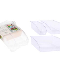 Excellent Houseware Koelkast Opbergbak Set van 3