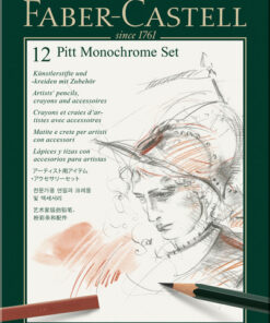 Alternative view of Faber Castell FC-112975 Pitt Monochrome Set Faber-Castell 12-delig Medium