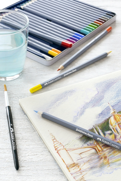 Faber Castell FC-114636 Aquarelkleurpotlood Faber-Castell Goldfaber Etui 36 Stuks - Image 2