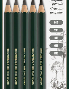 Faber Castell FC-119397 Potloodset Faber-Castell 9000 Jumbo 5 Hardheden
