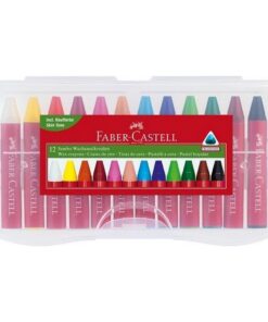 Faber Castell FC-120011 Jumbo Waskrijt 12 Stuks