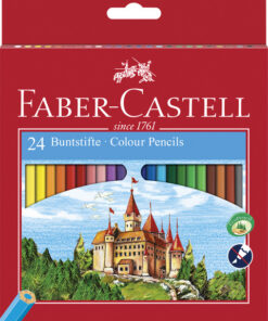 Faber Castell FC-120124 Kleurpotloden Eco In Kartonnen Etui A 24st.