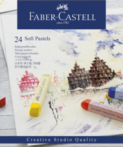 Faber Castell FC-128324 Pastelkrijt Creative Studio Softpastel 24 Delig Etui