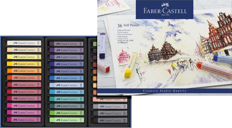 Faber Castell FC-128336 Pastelkrijt Creative Studio Softpastel 36 Delig Etui - Image 2