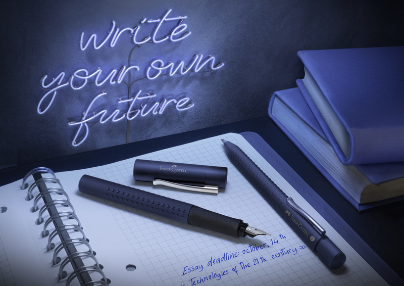 Faber Castell FC-140804 Vulpen Faber-Castell Grip 2011 M Klassiek Blauw - Image 5