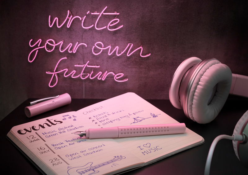 Faber Castell FC-140824 Vulpen Faber-Castell Grip 2010 M Harmony "rose Shadows" - Image 3