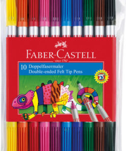 Faber Castell FC-151110 Viltstiften Duo Etui Met 10 Stuks