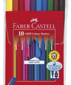 Alternative view of Faber Castell FC-155310 10 Viltstiften GRIP Doos met 10 Etuis