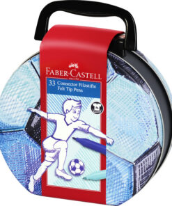 Alternative view of Faber Castell FC-155538 Viltstift Faber-Castell Connector Koffer "voetbal" 33 Stuks