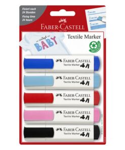 Faber Castell FC-159530 Textielmarkers Baby 5 Stuks