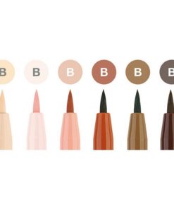 Alternative view of Faber Castell FC-167167 Pitt Artist Pens Brush Portrait 6 Stuks