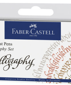 Faber Castell FC-167506 Tekenstift Faber-Castell Pitt Artist Pen Kalligrafieset 6x