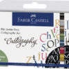 Faber Castell FC-167508 Pitt Artist Pen Kalligrafieset 8 Pennen