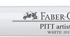 Faber Castell FC-167601 Tekenstift Pitt Artist Pen 101 Wit 2.5mm