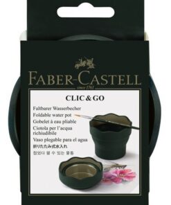 Faber Castell FC-181520 Watercup Clic & Go Donkergroen