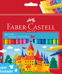 Faber Castell Viltstiften 36 Stuks Uitwasbaar Karton Etui