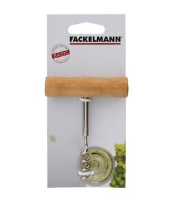 Alternative view of Fackelmann Basic Kurkentrekker 10.5 cm Hout/Chroom