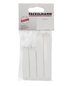 Alternative view of Fackelmann Basic Vershoudklem 11 en 8 cm Wit 4 Stuks