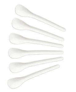 Fackelmann Eierlepels 14 cm 6 Stuks Wit