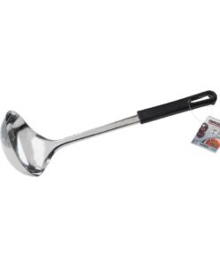 Fackelmann Food and More Soeplepel 30 cm Zwart PP/RVS