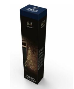 Alternative view of Fairybell Hangende LED Kerstboom 150 cm 240 LEDs Warm Wit Licht Zwart