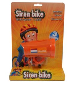 Fiets Sirene Politie NL Oranje
