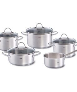 Fissler Palermo Pannenset 5-delig RVS/Glas