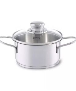 Fissler Snacky Kookpan + Deksel 12 cm RVS/Glas