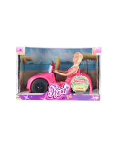 Fleur Pop met Auto Roze