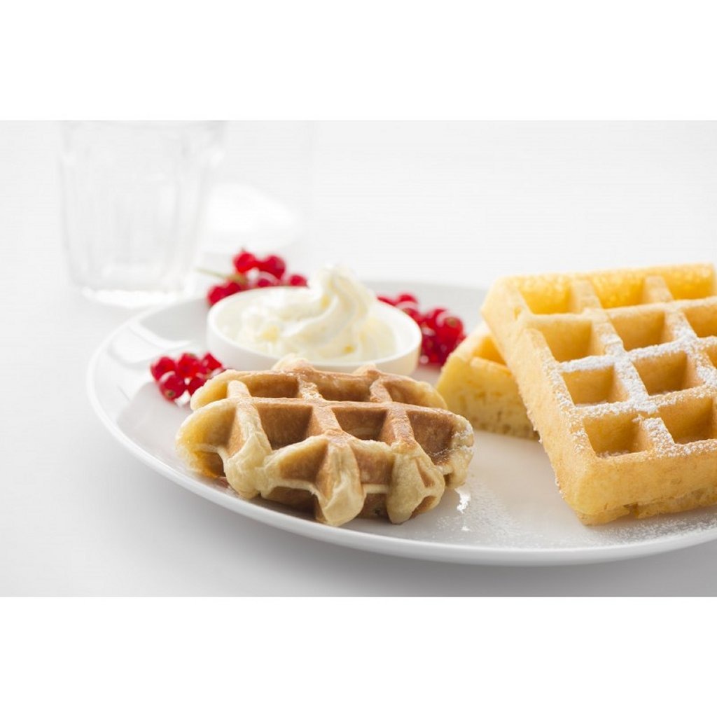 Fritel 142361 Bakplaten Brusselse-Luikse Wafels Aluminium/Zwart - Afbeelding 2