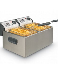 Fritel SF3855 Profi Friteuse 2x5L 6400W RVS/Zwart