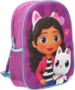 Alternative view of Gabby's Dollhouse 3D Rugzak Paars/Blauw