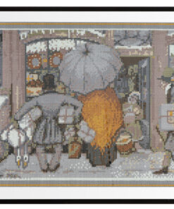 Grafix Diamond Painting Anton Pieck Etalage 40x50cm