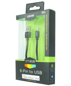 Alternative view of Grixx Laadkabel Zwart Lightn. 1m