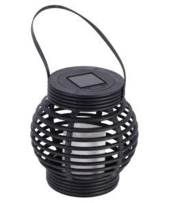 Grundig Soloar LED Lantaarn 15x16 cm Zwart