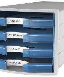 HAN HA-1013-64 Ladenkast Impuls Met 4 Open Laden Blauw Transparant