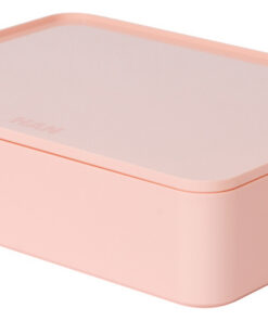 HAN HA-1110-86 Smart-organiser Allison Box Met Binnenschaal En Deksel Flamingo Roze