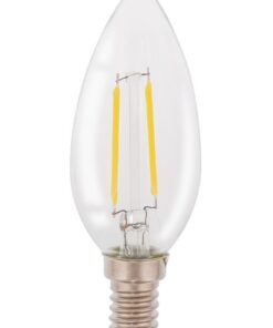Alternative view of HQ HQLFE14CAND001 Led Retro Filament Lamp E14 Kaars 2 W 210 Lm 2700 K