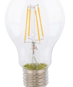 Alternative view of HQ HQLFE27A60002 Led Retro Filament Lamp E27 A60 6 W 806 Lm 2700 K